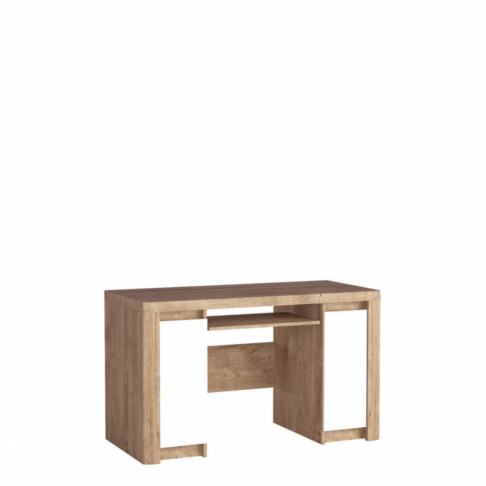 eoshop Písací stôl VILINIO V-14, biela + dub ribbeck